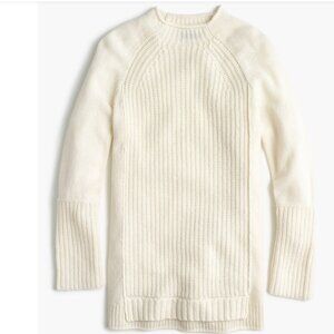 JCrew Mockneck Tunic Sweater XS